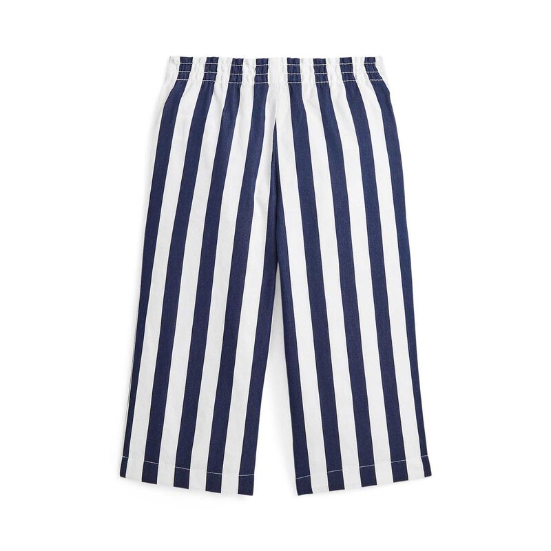 Ralph Lauren Striped Cotton Dobby Wide Leg Pant image number 1